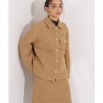 ブルゾン アウター ツイード SETUP ブルゾン レディース