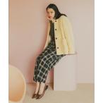 ショッピングボア ブルゾン アウター ノーカラーボアブルゾン レディース