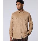 ショッピングスウェード シャツ トナカイスウェード カジュアルシャツ メンズ