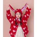 ニット帽 ニットキャップ ジャガードボア耳つきボウシ キッズ 子供 男の子 女の子