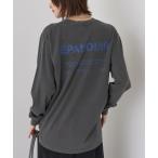 ショッピングtシャツ レディース tシャツ ガーメントダイロゴロンTシャツ レディース