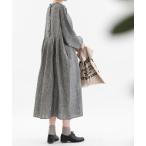 「nop de nod」 長袖ワンピース 3 スミクロ レディース