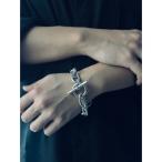 「Burner」 ブレスレット 22cm シルバー メンズ