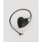ショッピング小物 ポーチ JANE SMITH/ジェーンスミス COW LEATHER STUDS HEART COIN レディース