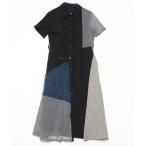 「UNITED TOKYO」 半袖ワンピース 2 ブラック レディース