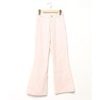 [EPIMI E'PIMMY] обработка ботинки cut Denim брюки SMALL розовый бежевый женский 