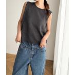 [CANAL JEAN] безрукавка tops ONE SIZE угольно-серый женский 