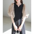 「Bab」 半袖ワンピース M ブラック レディース