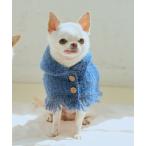  собака одежда [DOG] вязаный пончо 