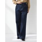 ショッピングチノパン チノパン ハイライズワイドチノ・デニム レディース