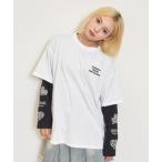 ショッピングlovetoxic アンサンブル  「LTXC/速乾」ルーズTシャツレイヤードセット キッズ 子供服 女の子