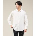 シャツ 「定番」レギュラーカラーストライプシャツ メンズ レディース