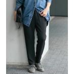 ショッピングウール パンツ ウールライクストレッチイージーテーパードパンツ レディース