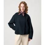 ショッピングガウチョパンツ ジャケット ノーカラージャケット 「Steven Alan」ショート ブルゾン レディース