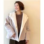 ショッピングハート ブルゾン アウター ボンディング ガウン レディース