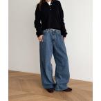 ジーンズ デニム デニムパンツ diggity　ボタンポケットデニムパンツ レディース