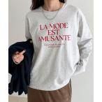 ショッピングtシャツ レディース tシャツ ロゴプリントロンTシャツ レディース