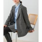 コート アウター F by ROSSO　ヘリンボンネップツイードジャケット レディース