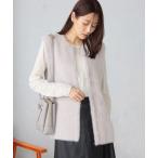ベスト ジレ ニットファージレ レディース