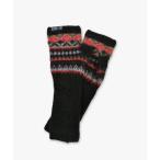 手袋 デザインニット アームカバー レディース