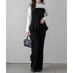 ショッピングセットアップ レディース セットアップ ドッキングペプラムセットアップ レディース