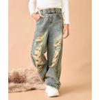 パンツ ハート ポケット クラッシュ