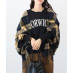 ストール マフラー チェック大判ストール レディース