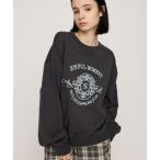 トレーナー スウェット EMBROIDERY LOGO SW TOPS エンブロイダリー ロゴ スウェット トップス 秋服 冬服　トレーナー レディー