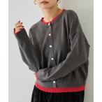 ニット セーター レイヤード風カーデライクトップス レディース