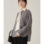 ブラウス シャツ 「ボウタイ取り外し可能」クレリックボウタイブラウス/秋服/冬服/オフィスカジュアル レディース