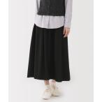 スカート 婦人　起毛タックスカート