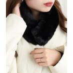 ショッピングもこもこ ネックウォーマー スヌード もこもこマグネットティペット レディース