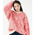 ニット セーター 「TOWNCRAFT / タウンクラフト」VINTAGE PATTERN SHAGGY CREW SWEATER / シャギーニット
