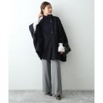 ショッピングポンチョ 「SLOBE IENA」 ポンチョ - ネイビー レディース