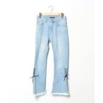 [EMODA] обработка Denim брюки 1 голубой женский 