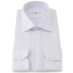 フォーマル シャツ 「形態安定」「長袖」「SILVER LINE」ワイドカラーワイシャツ メンズ