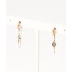 「cui-cui」 ピアス（両耳用） FREE イエロー レディース