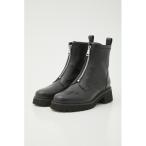 ショッピング革 ブーツ ミルキーIラインzipブーツ レディース