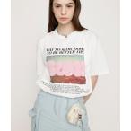 ショッピングtシャツ レディース 半袖 「SLY」 半袖Tシャツ FREE ホワイト レディース