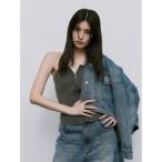 [FRAY I.D] bare top 0 серый женский 