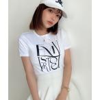 ショッピングtシャツ レディース 半袖 「EIMY ISTOIRE」 半袖Tシャツ FREE ホワイト レディース