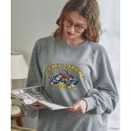  футболка тренировочный [Disney] специальный заказ Mickey&Friends Mickey &f линзы Vintage Like графика большой размер тренировочный 