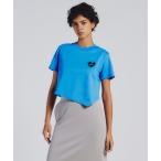 ショッピングtシャツ レディース 半袖 「ESSENTIAL」 半袖Tシャツ FREE ブルー レディース