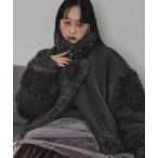 ショッピングブルゾン ブルゾン アウター docking faux fur coat ボアドッキングフォックスファーコート レディース