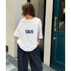 「CANAL JEAN」 半袖Tシャツ MEDIUM ホワイト レディース