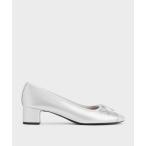 [CHARLES &amp; KEITH] туфли-лодочки 24.5cm серебряный женский 