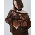 ボストンバッグ Synthetic Fur Mini Boston/シンセティックファーミニボストンバッグ レディース