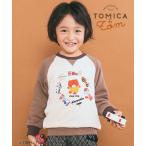 トレーナー  「トミカとトム×SLAPSLIPコラボアイテム」はたらくくるまトムプリントラグラントレーナー(80~120cm) キッズ 子供服 男の子