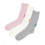  носки [daily CLIP]FRUIT OF THE LOOM задний вышивка носки женский 