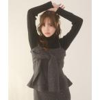 ショッピングスパンコール ニット セーター sequins knit bustier / スパンコールニットビスチェ レディース